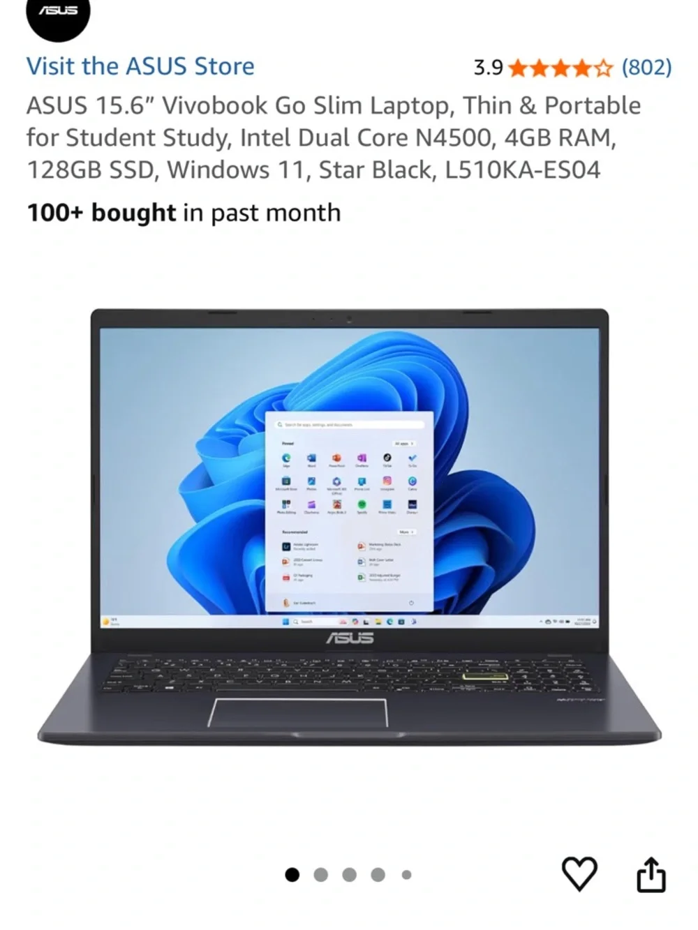 ASUS Dark Blue 15.6